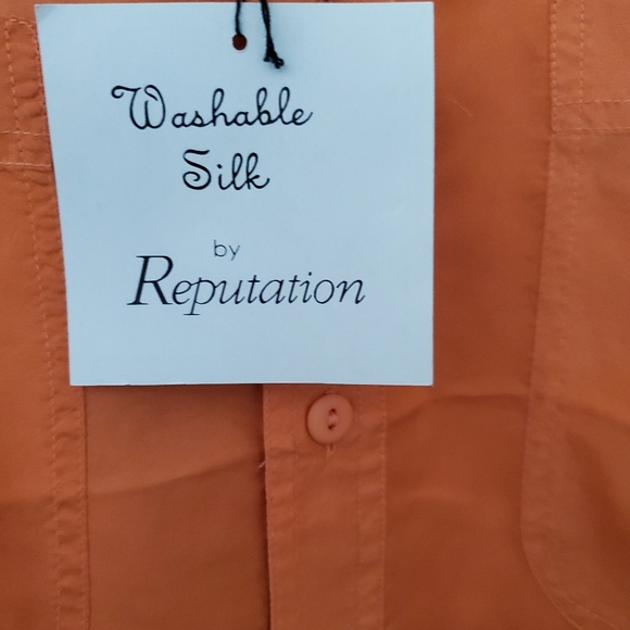 Reputation 100% Silk Shirt .L. - Picture 8 of 9